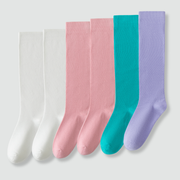 Girls Solid Mix Kids - 6 Pack