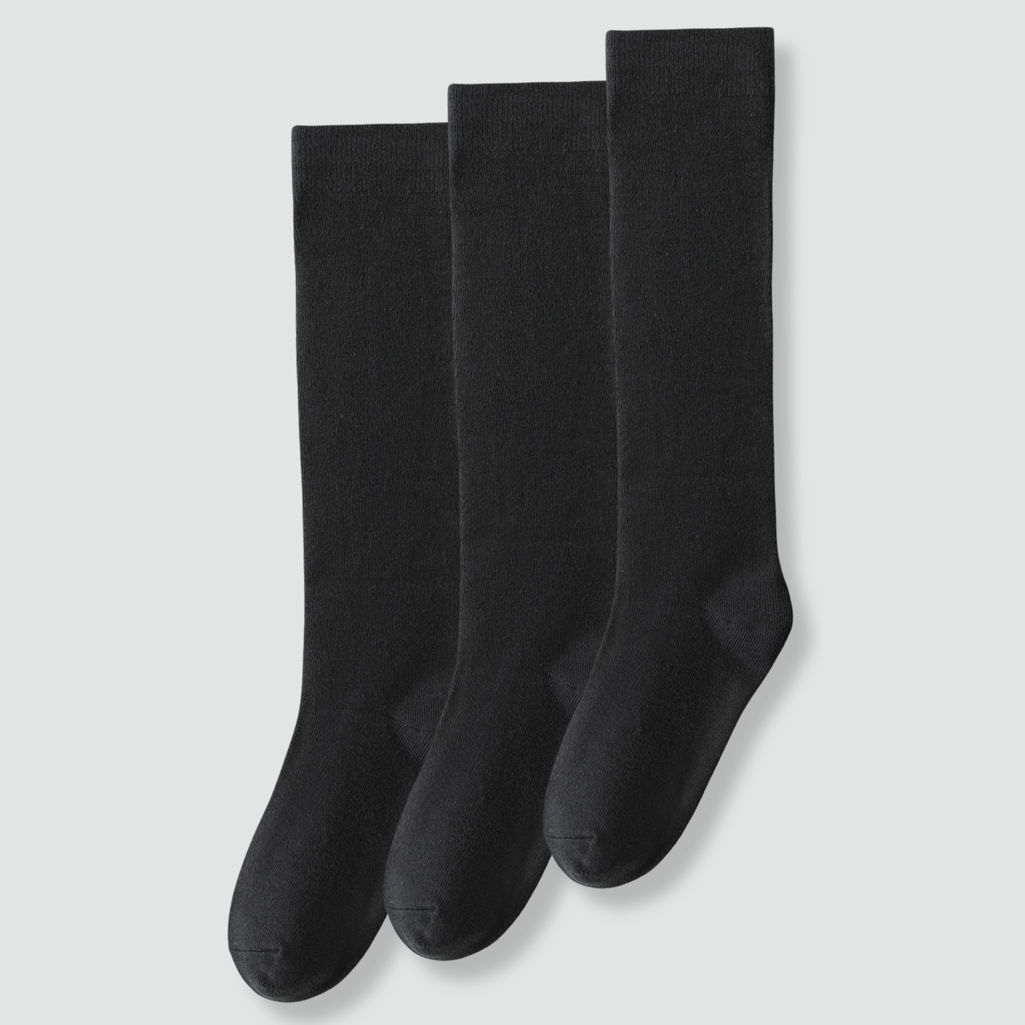 Solid Black Kids - 3 Pack