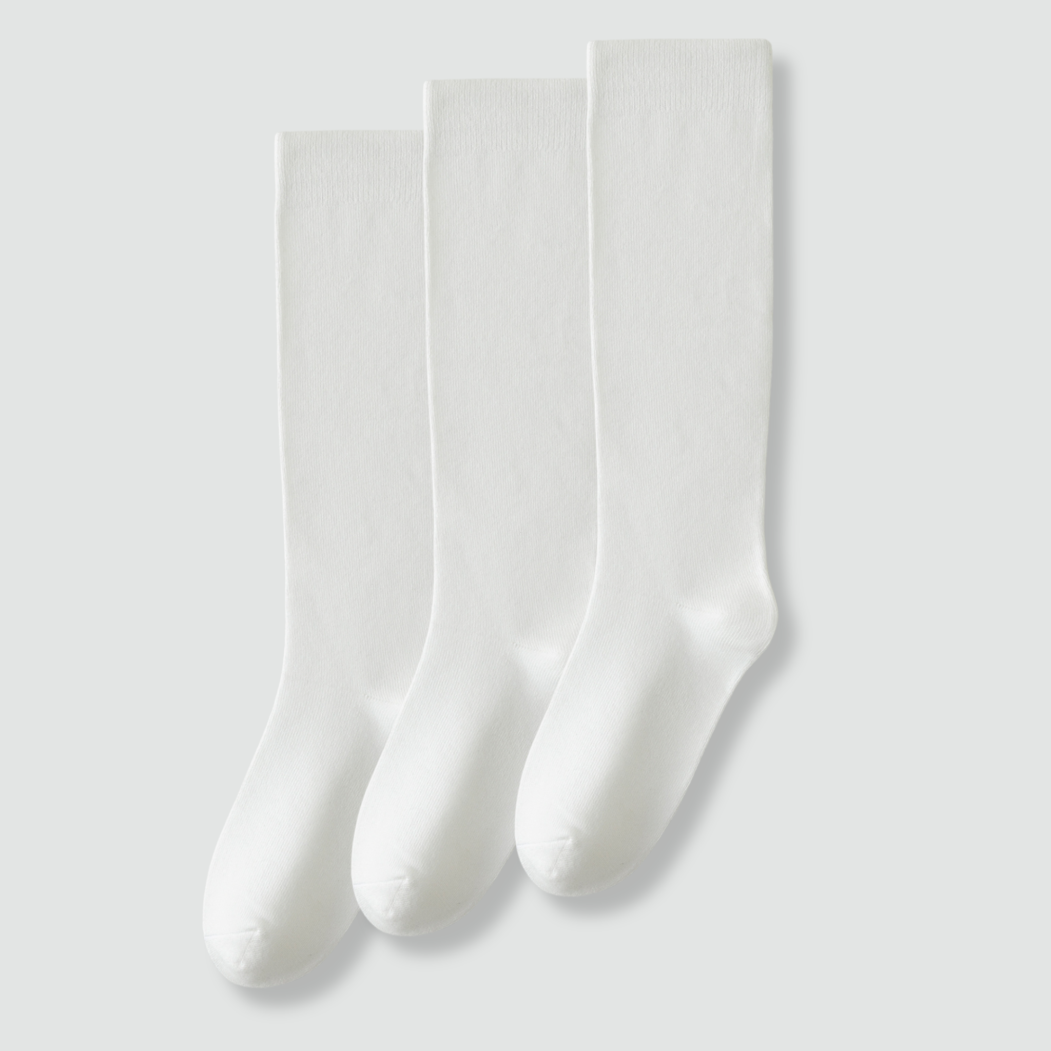 Solid White Kids - 3 Pack