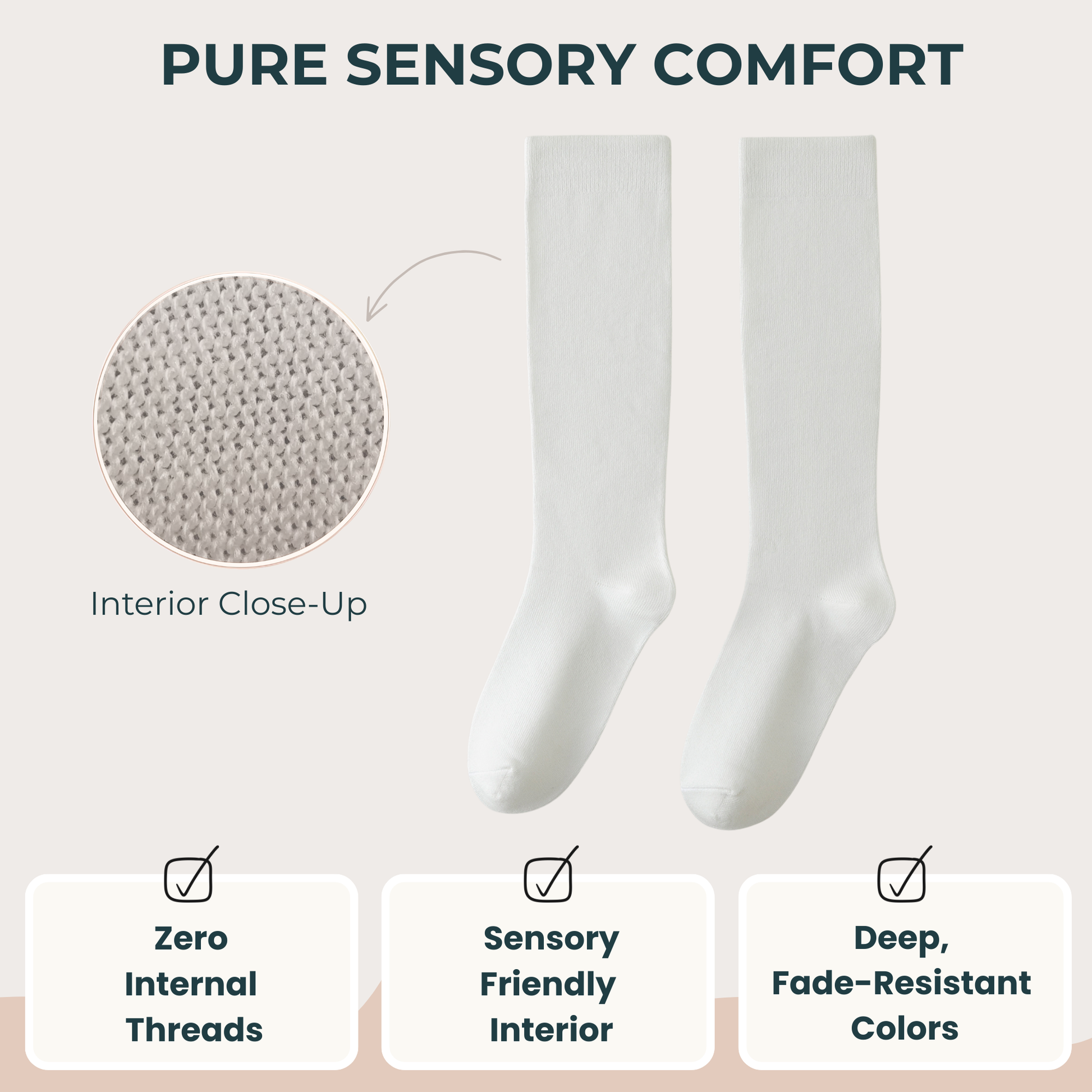 Lairos Premium Solids - Cream White