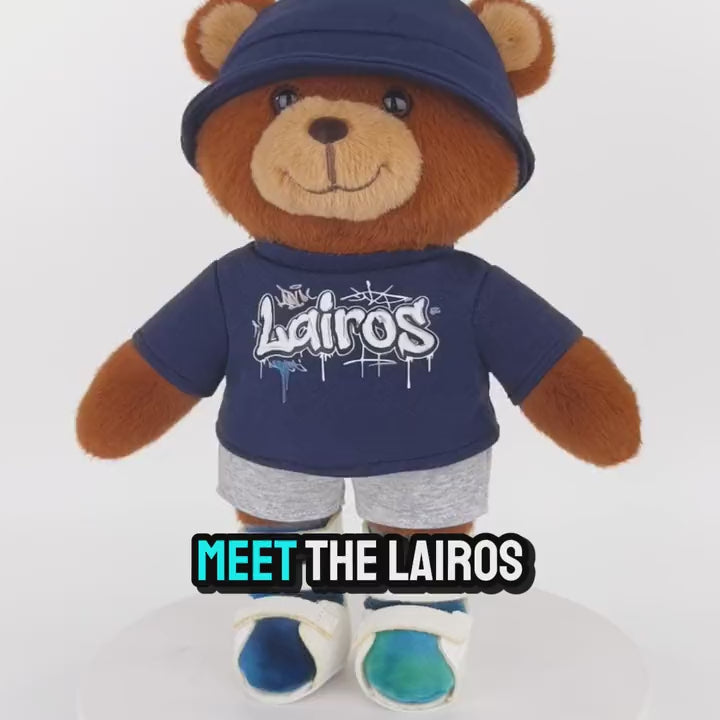 Load video: Lairos bear with mini afo braces